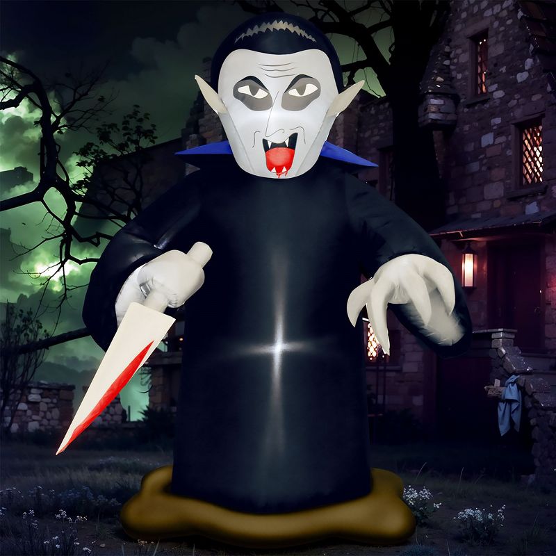 Presence 5FT Halloween Inflatable Decor - Murderous Vampire, 3 of 7