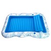 MOVSSOU Inflatable Tanning Pool Lounger Float Sun Tanning Water Filled Floatie Toys with Drink Holder 85"x63" - 4 of 4
