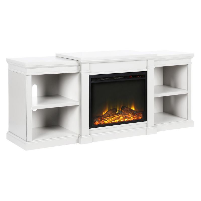 Union Electric Fireplace TV Stand with Side Shelves for TVs up to 70" -  Room & Joy, 3 of 10