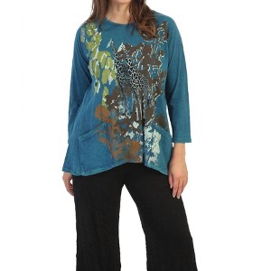 Women's Kenya Mineral Washed Patch Pocket Cotton Top - Jess & Jane - 1 of 1