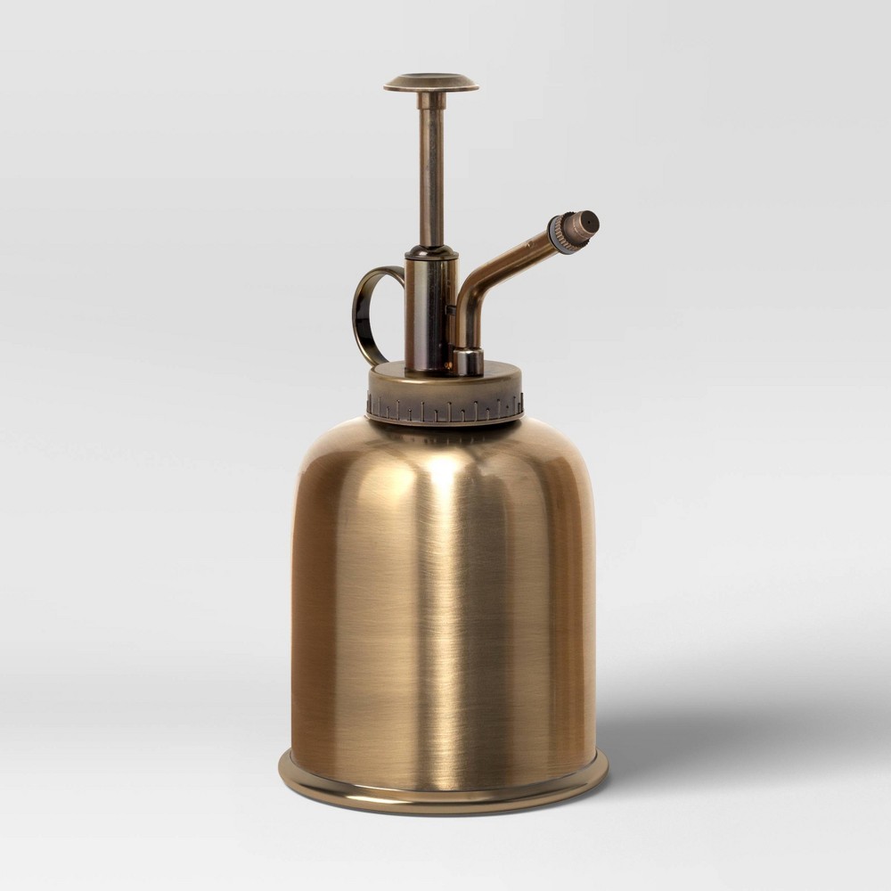 6.4" Metal Mister with Pump Gold - Smith & Hawken™