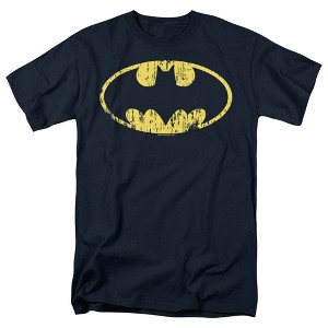 Men's Batman Classic Logo Distressed T-Shirt - 1 of 4