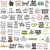 Wrapables Waterproof Vinyl Stickers for Water Bottles, Laptop, Phones, Skateboards, Decals for Teens, 100pcs, Quotes - 2 of 4
