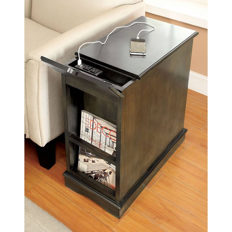 Gantzer 1 Drawer Side Table with USB Ports - HOMES: Inside + Out, 4 of 7