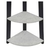 71" Newport 5 Tier Corner Bookshelf - Breighton Home - 4 of 4