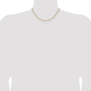 Chisel Stainless Steel Polished Yellow IP-plated 1.9mm 16" Cable Chain Necklace - 1 of 4