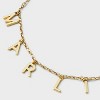 Bijoux Sport by Luv Aj MLB Gold Charm Letter Necklace - 4 of 4