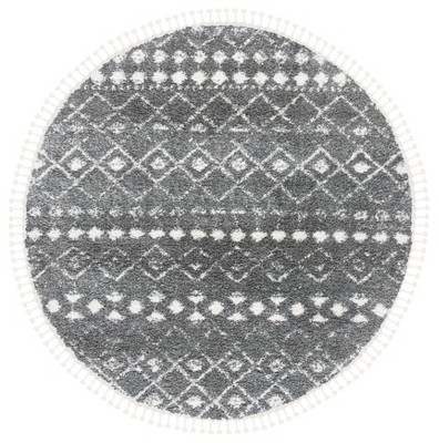 Berber Fringe Shag BFG516 Power Loomed Rug - Safavieh