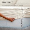 LISM 100% Cotton Fitted Sheet Deep Pocket Fitted Sheet, Fits Mattress Upto 16" - 3 of 4