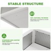 GustoWave Raised Garden Bed Wood With Legs, Raised Garden Bed Planter Box With Shelf, Mobile Wooden Elevated Raised Beds, Cedar Raised Planter Box - 3 of 4