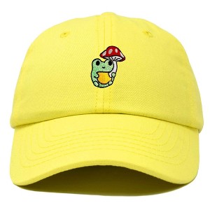 Dalix Mushroom Frog Unicorn Embroidered Cotton Dad Hat Baseball Cap Adjustable Mens Womens - 1 of 4