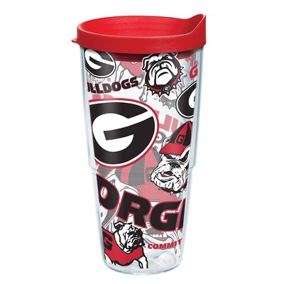 NCAA Georgia Bulldogs All Over Classic Tumbler with Lid - 24oz