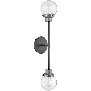 Hinkley Poppy 28" High Black Wall Sconce - 1 of 1