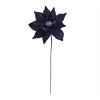 Glittered Poinsettia Flower Stem (Set of 6) - 2 of 2