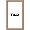 PosterPalooza | Deco Brown Picture Frame - UV Acrylic, Foam Board Backing, Hanging Hardware - 2 of 4