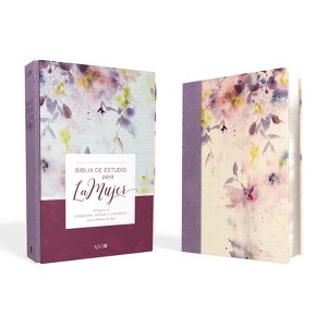 Biblia de Estudio Para La Mujer Nvi, Leathersoft/Tela Lila - by  Nueva Versión Internacional (Leather Bound) - 1 of 1