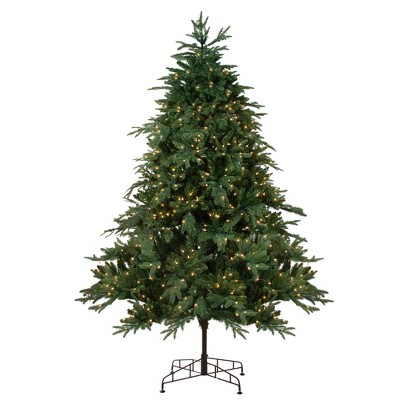 Northlight 7.5' Pre-Lit Artificial Christmas Tree Aurora Spruce - Clear Lights