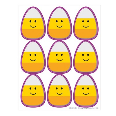 Eureka® Candy Corn Giant Stickers, 36 Per Pack, 12 Packs