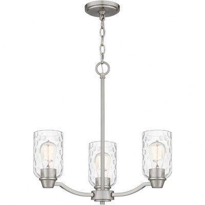Quoizel Lighting Acacia 3 - Light Chandelier in  Brushed Nickel