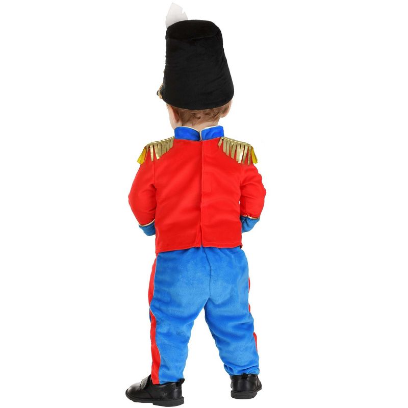 HalloweenCostumes.com 12-18 Months  Boy  Toy Soldier Costume for Infants, Black/Blue/Red, 2 of 3