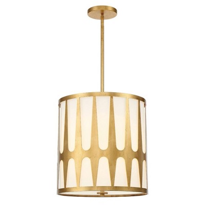 Crystorama Lighting Royston 4 - Light Pendant in  Antique Gold