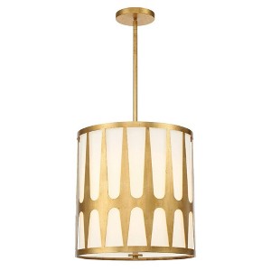 Crystorama Lighting Royston 4 - Light Pendant in  Antique Gold - 1 of 4