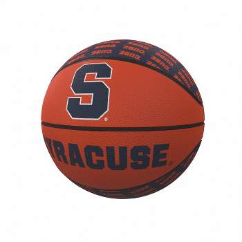 NCAA Syracuse Orange Repeating Logo Mini-Size Rubber Basketball