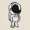 Dalix Mens Astronaut Heavy Weight Cotton Tee - 2 of 4