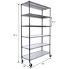 FONTOI Metal Storage Shelves, Adjustable Heavy Duty Shelving Unit, Standing Storage Rack Shelf Organizer - 3 of 4