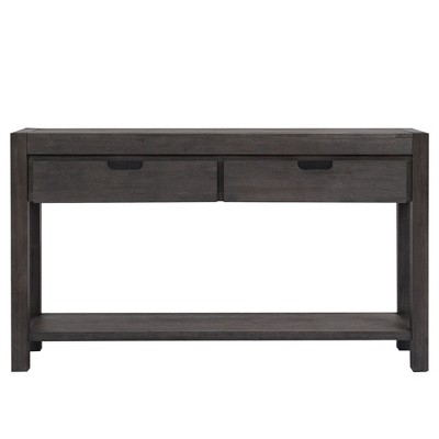 Bella Depot 55.1''W Console Table with 2 Drawers and 1 Shelf