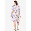 Woman Within Plus Size Button-Front Short Essential Dress - 3 of 4