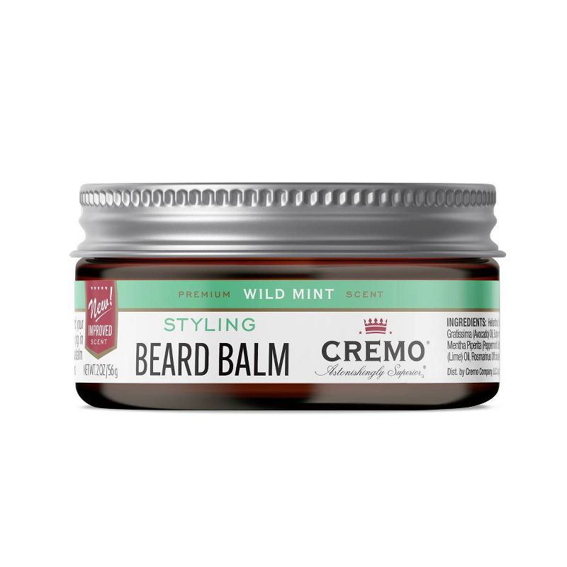Cremo Styling Beard Balm Mint Blend - 2oz, 3 of 10