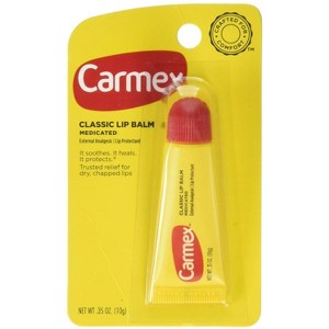 Carmex Classic Medicated Lip Balm Tube 0.35oz, 3 Ct - 1 of 4