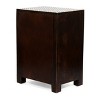 Benewah Handcrafted Boho 3 Drawer Mango Wood Nightstand - Christopher Knight Home: Exotic Inlay, Storage - 4 of 4