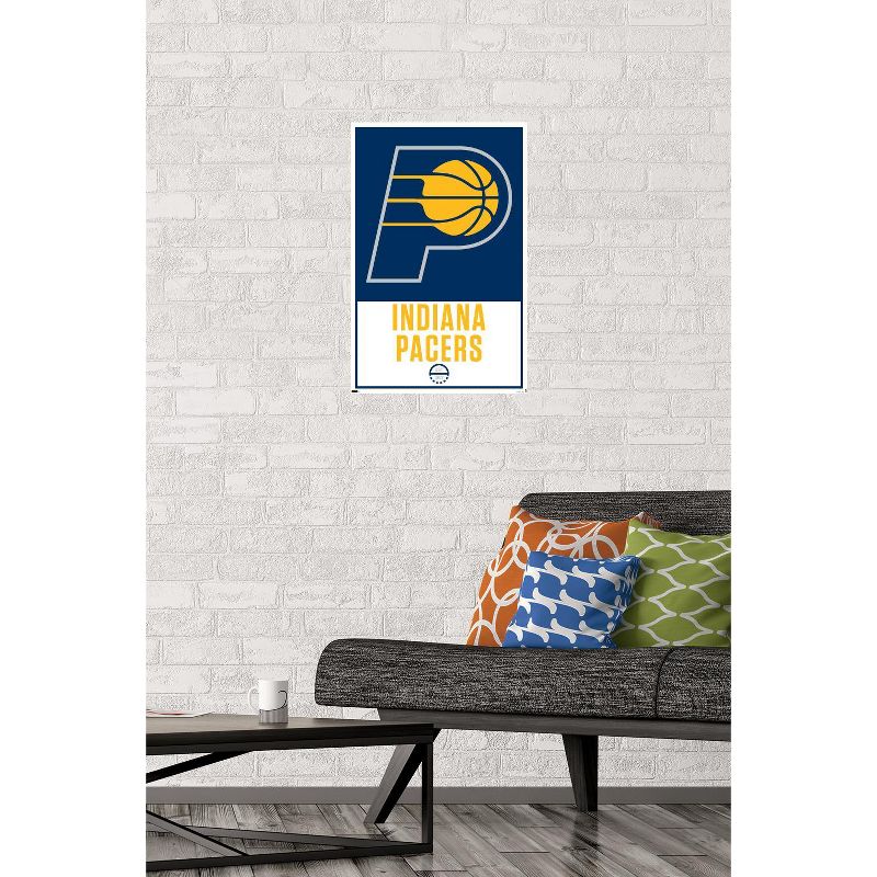 Trends International NBA Indiana Pacers - Logo 21 Unframed Wall Poster Prints, 2 of 7
