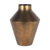 HomeRoots 13" Antiqued Bronze Metal Table Vase - 4 of 4