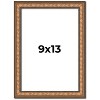 PosterPalooza | Photo Size Slim Profile Gold Picture Frame - UV Acrylic, Foam Board Backing, Hanging Hardware - 2 of 4