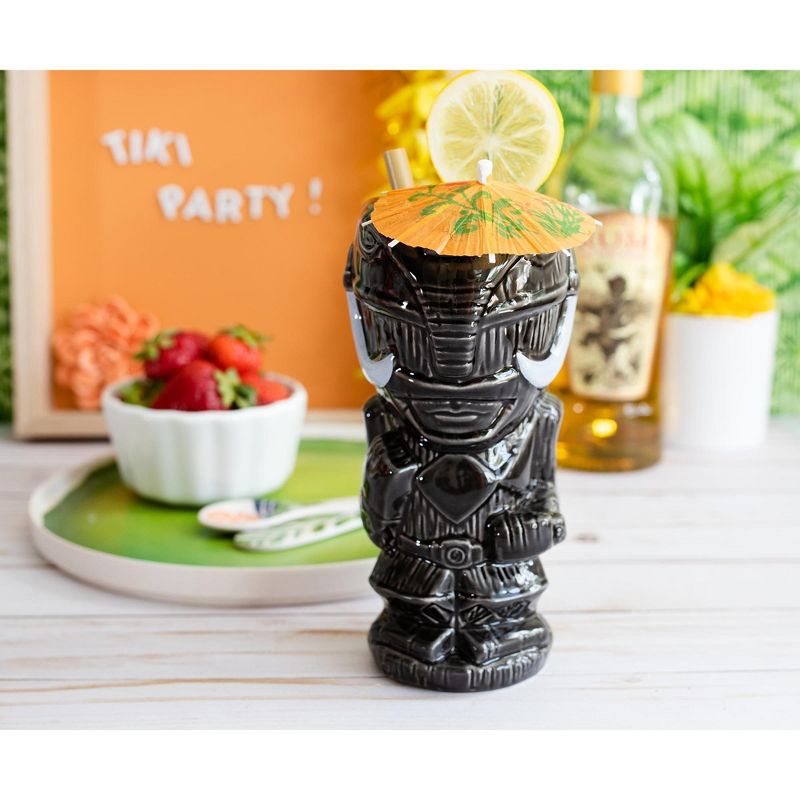 Beeline Creative Geeki Tikis Power Rangers Black Ranger Ceramic Mug | Holds 16 Ounces, 4 of 7
