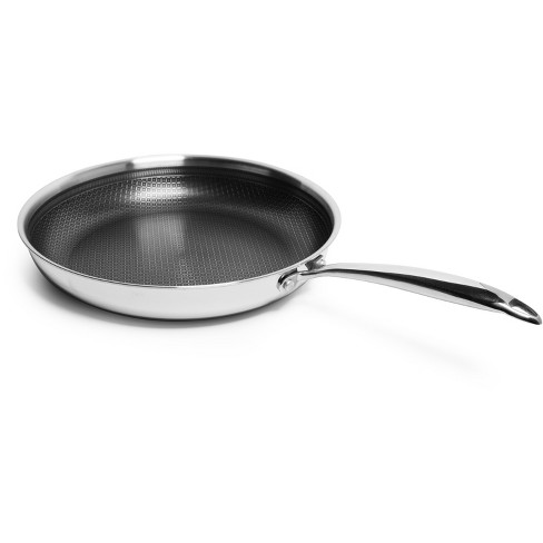 Lexi Home Tri-ply 12 Stainless Steel Scratch Resistant Nonstick Frying Pan