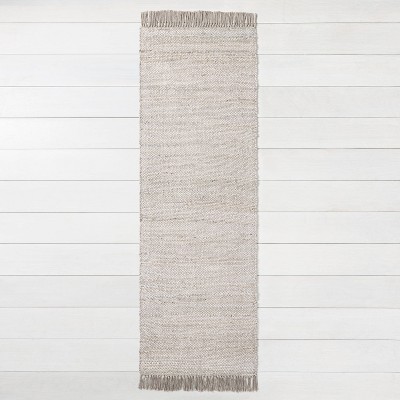 Photo 1 of Bleached Jute Fringe Rug - Hearth & Hand™ with Magnolia