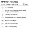HP Smart Tank 7602 Wireless All-In-One Color Refillable Supertank Printer Scanner Copier (28B98A): Inkjet Printer, 250-Sheet Capacity - 2 of 4