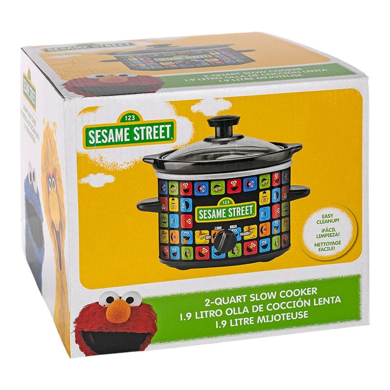 Uncanny Brands Sesame Street 2-Qt Slow Cooker, 3 of 4