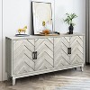 Bella Depot 60''W Storage Sideboard with 4 Door - 3 of 4