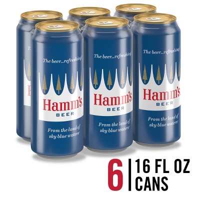 Hamms Beer - 6pk/16 fl oz Cans