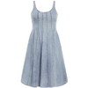 Women's Plus Size Lula Denim Dress - light wash | CITY CHIC - 2 of 4