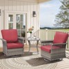 Buenhomino Outdoor Patio All-Weather Wicker Furniture Set - 2 of 4
