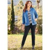 Catherines Women's Plus Size Featherweight Plaid Tunic - 4 of 4