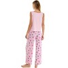 Derek Heart Womens PJ Set with Cropped Tank & Pants - 3 of 4