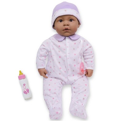 JC Toys La Baby 20" Baby Doll - Purple Outfit with Pacifier