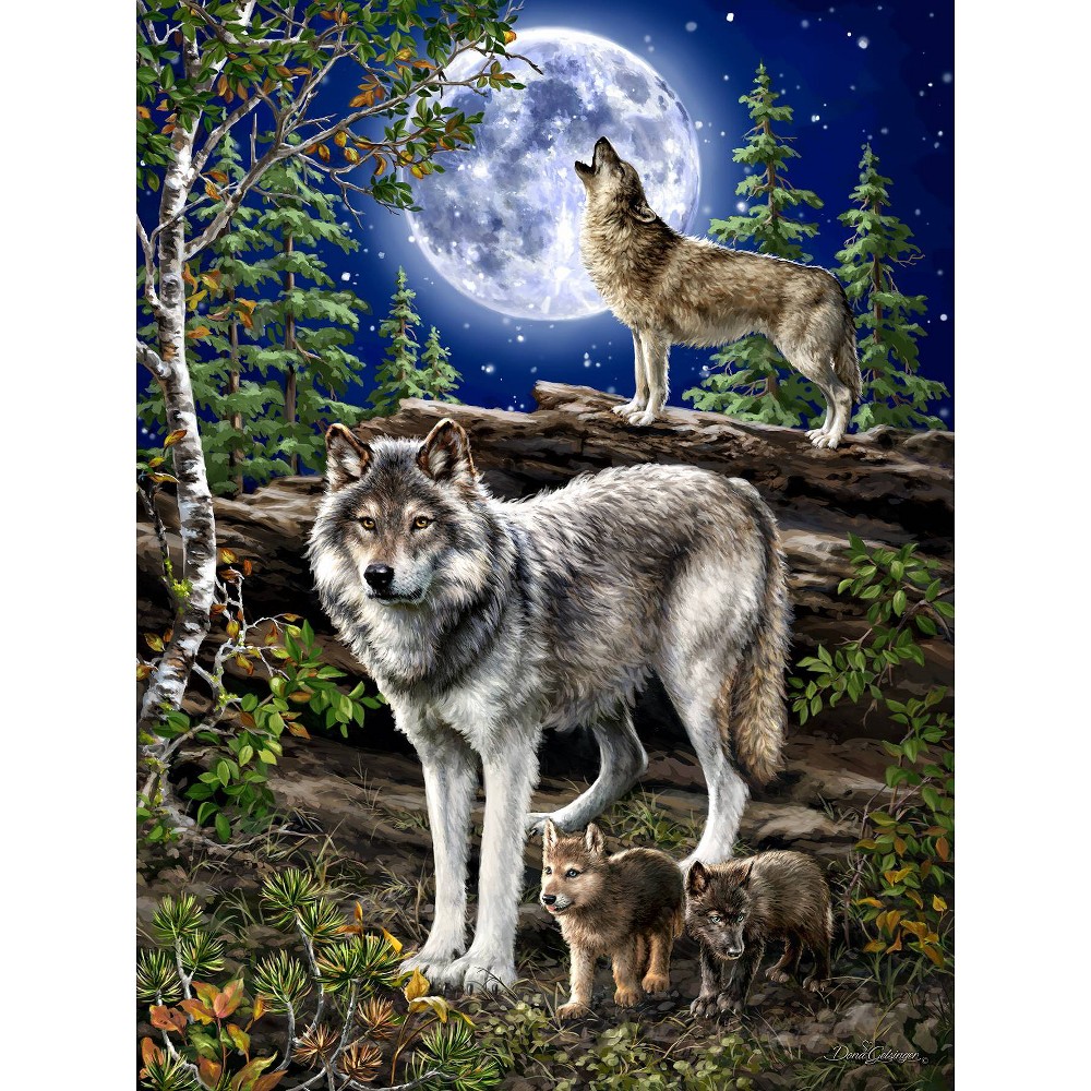 Photos - Jigsaw Puzzle / Mosaic Springbok Wolf Pack Jigsaw Puzzle - 500pc: Cardboard, Animals Theme, Enhances Memory & Problem Solving Skills 